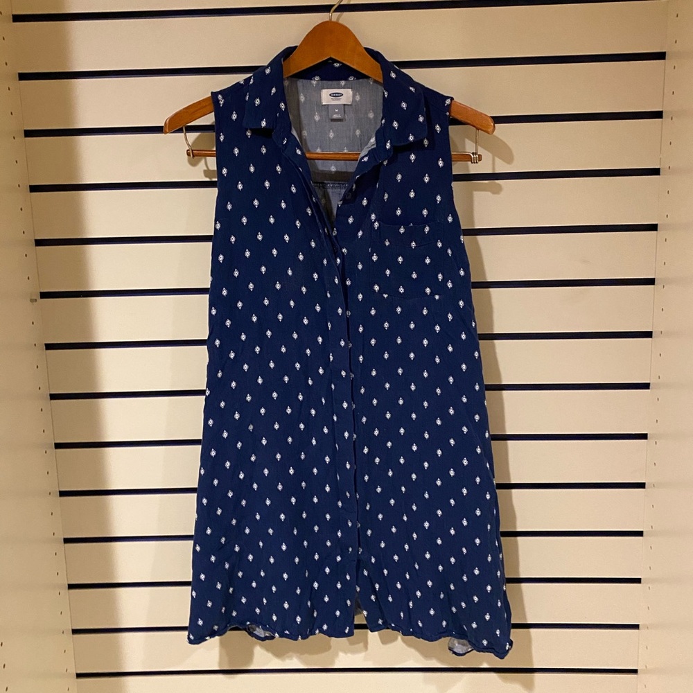 Old navy M polka dotted dress